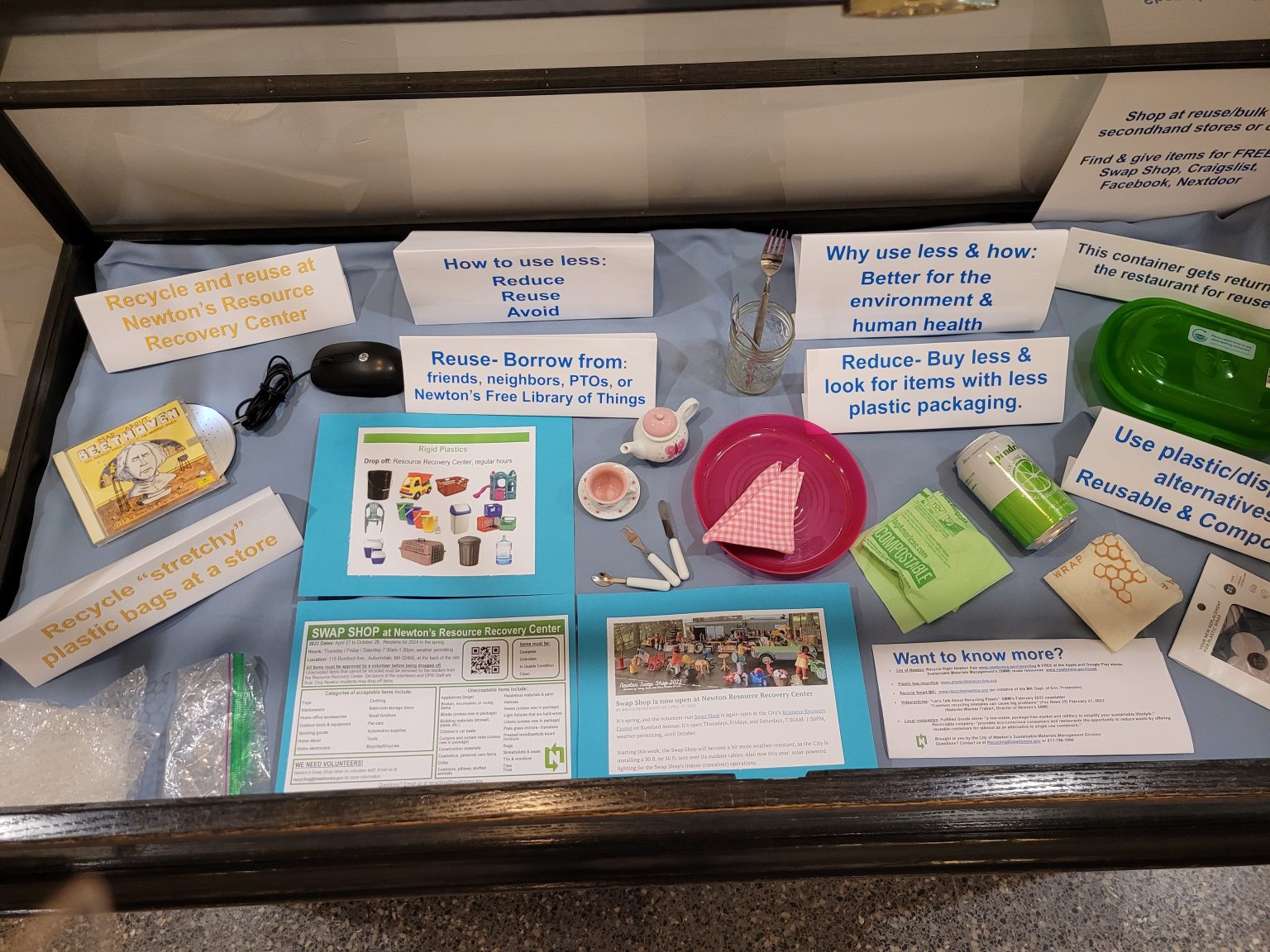 Recycle? Don't Recycle? Check Out the Plastics Display at the Newton ...