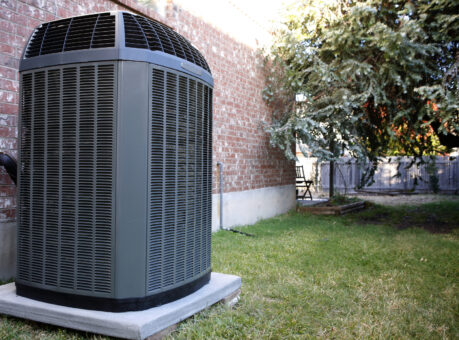 A ducted ASHP outdoor unit